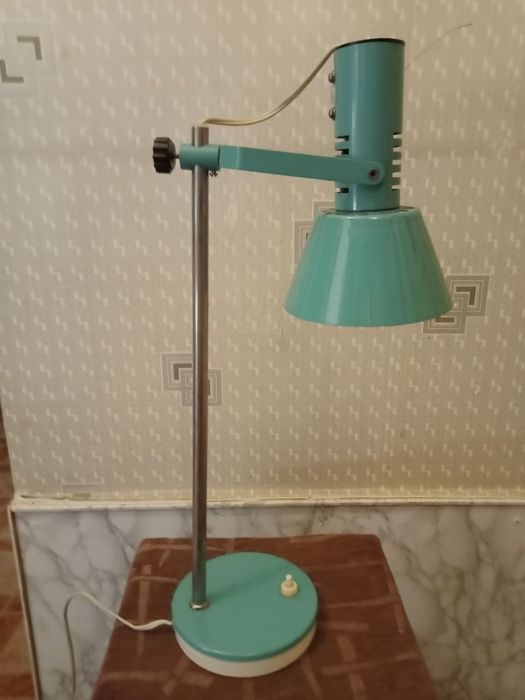 Советские железные настольные лампы