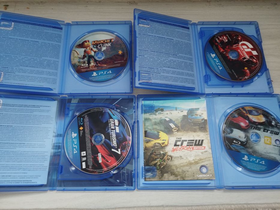 Диски на Playstation 4
