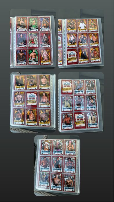 Colectie Carduri Slam Attax WWE peste 130 carti