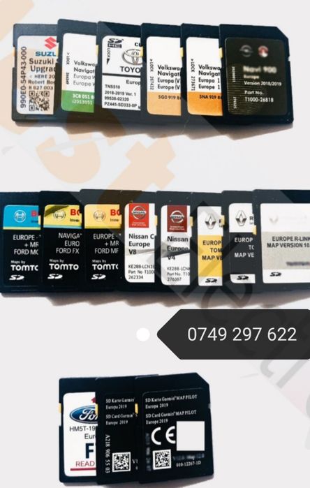 Actualizare hărți GPS camion SD Card Android CarPlay VW Ford Reno BMW