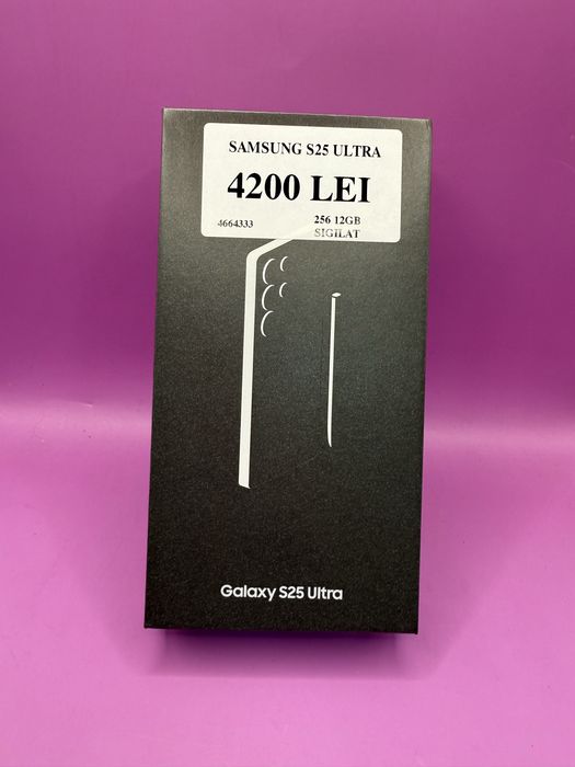 Samsung S25 Ultra 256gb Sigilat •Matei Amanet Crangasi•46643