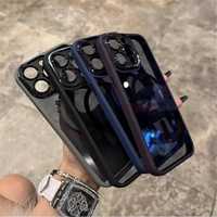 Husa Mag Safe Case Spate Fumuriu Full Camera Iphone 15 PRO MAX PLUS