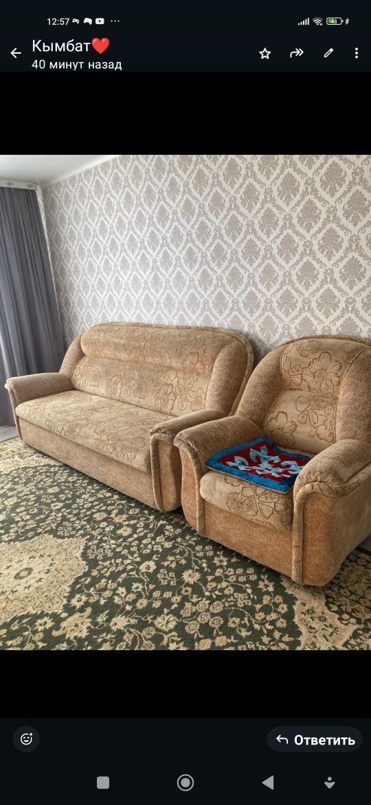 Продам диван в нормальном состоянии