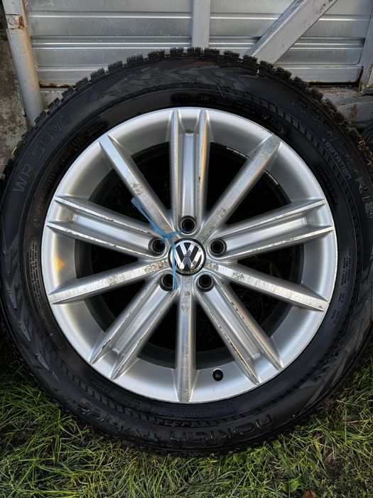 Roti iarna 235/55 R18 cu jante aluminiu 7Jx18 ET43 VW Tiguan 2017+