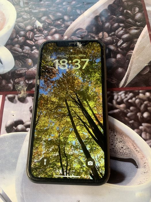 Iphone 11 pentru piese! Ecran spart totul functional!