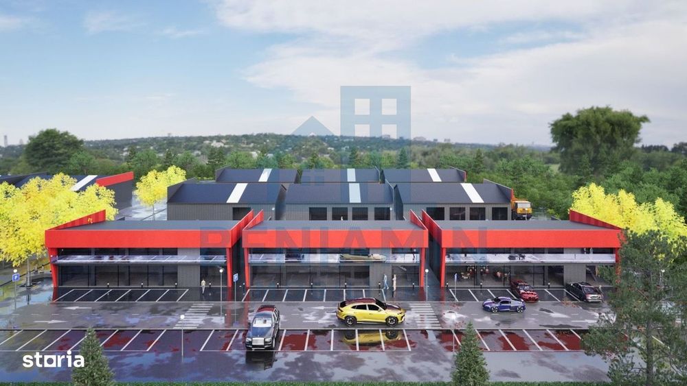 Hale industriale-Spatii depozitare-Suprafete 12mp-590mp-Aeroport