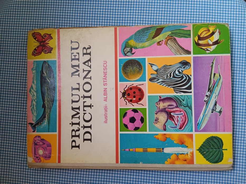 Carte Primul meu dictionar, Albin Stanescu, copii  perioada comunista