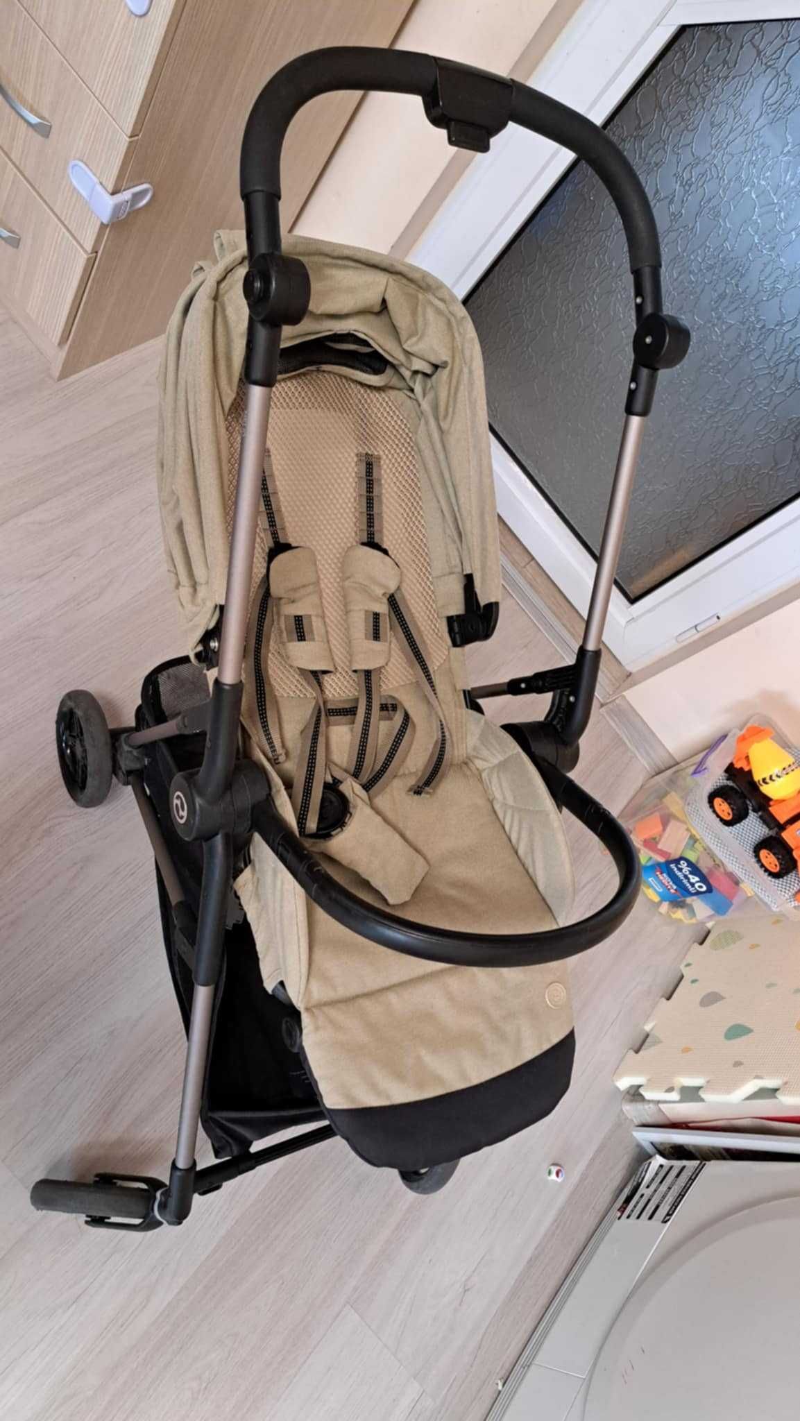 Бебешка количка Cybex Melio с кош за новородено