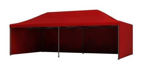 Cort pavilion 3x6m metri Rosu Rezistent