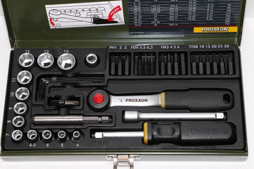 гедоре, 1/4 инча 39 ч., вложки с тресчотка, Германия