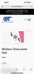 Modiano Texas Holdem carti de joc rosu si albastru Italia poker