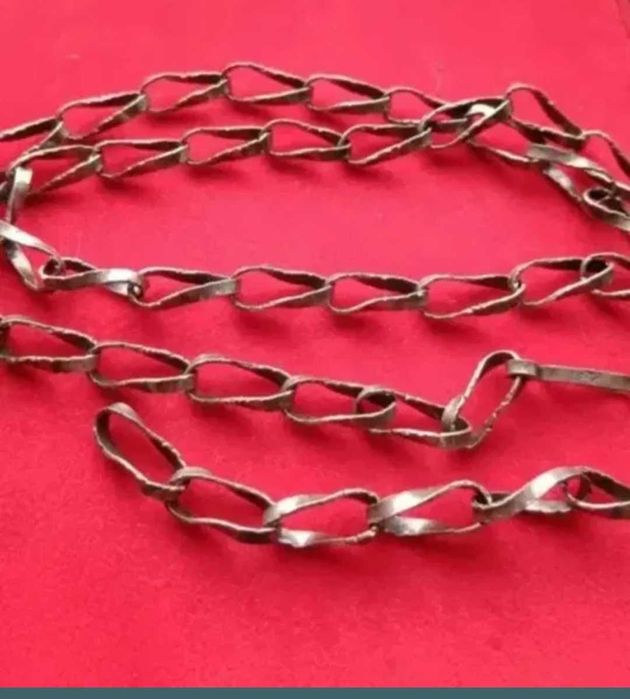 lant, colier  argint masiv