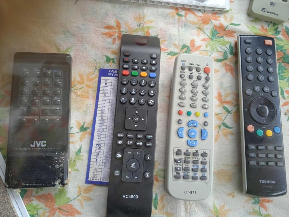 дистанционни за различни марки телевизори