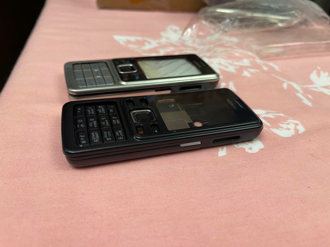Новый корпус для Nokia 6300 Silver/ Black
