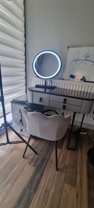 Masuta de toaleta smart cu oglinda led control touch