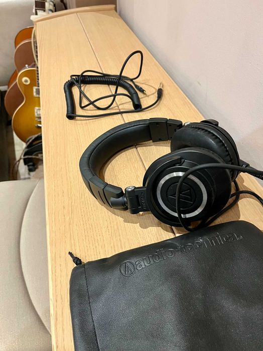 Casti audio tip Dj Audio-Technica ATH-M50xBK, Negru