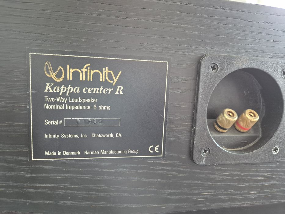 Infinity Kappa center R boxa centru High End