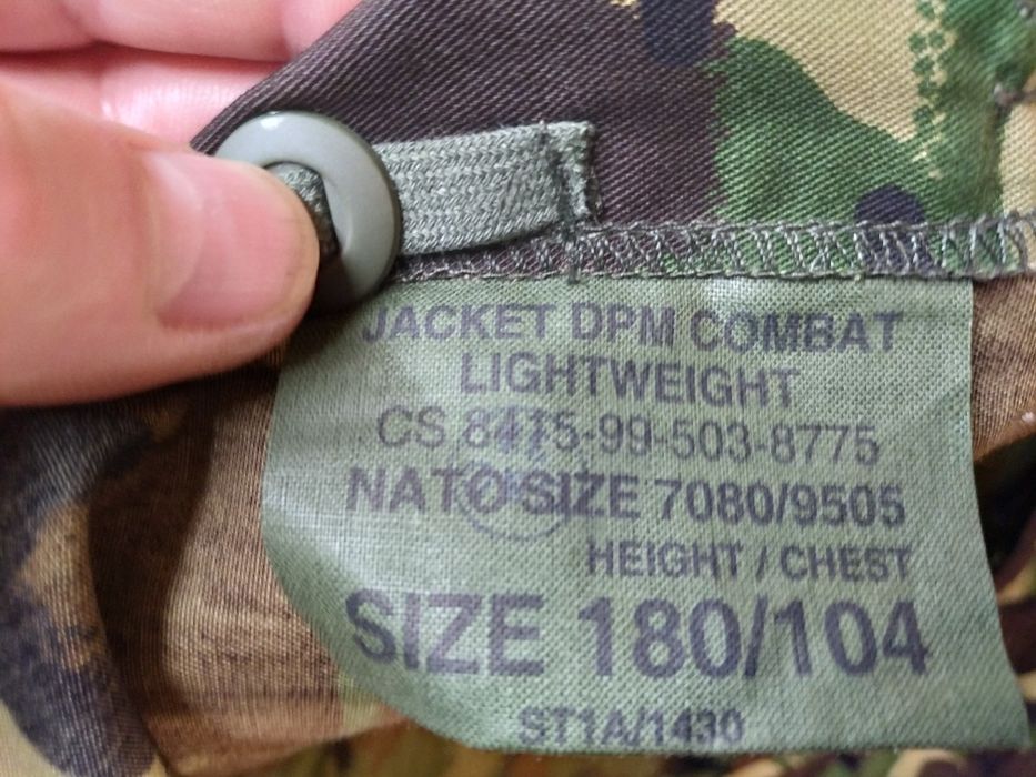 Camasa militara armata camuflaj DPM surplus armata UK