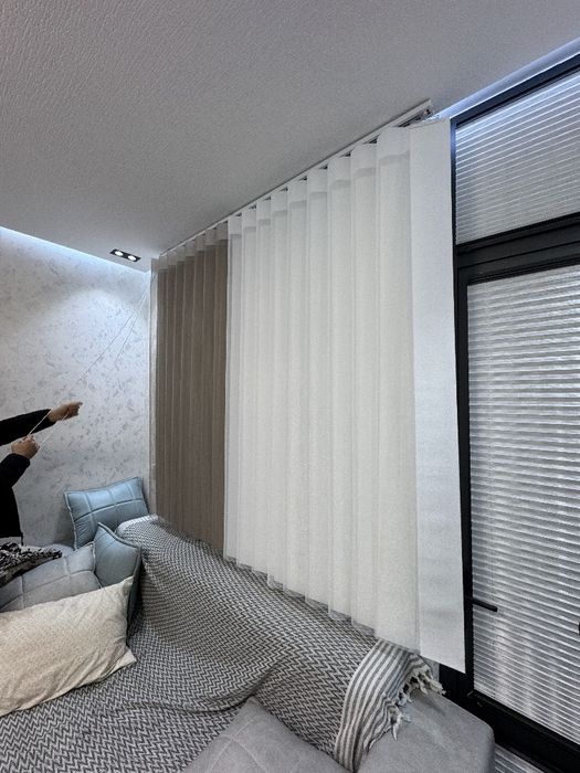 Jalyuzi, combo, plisse, gorizontal, rollo, moskitnaya setka