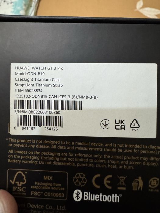 Huawei watch GT 3 Pro Titanium
