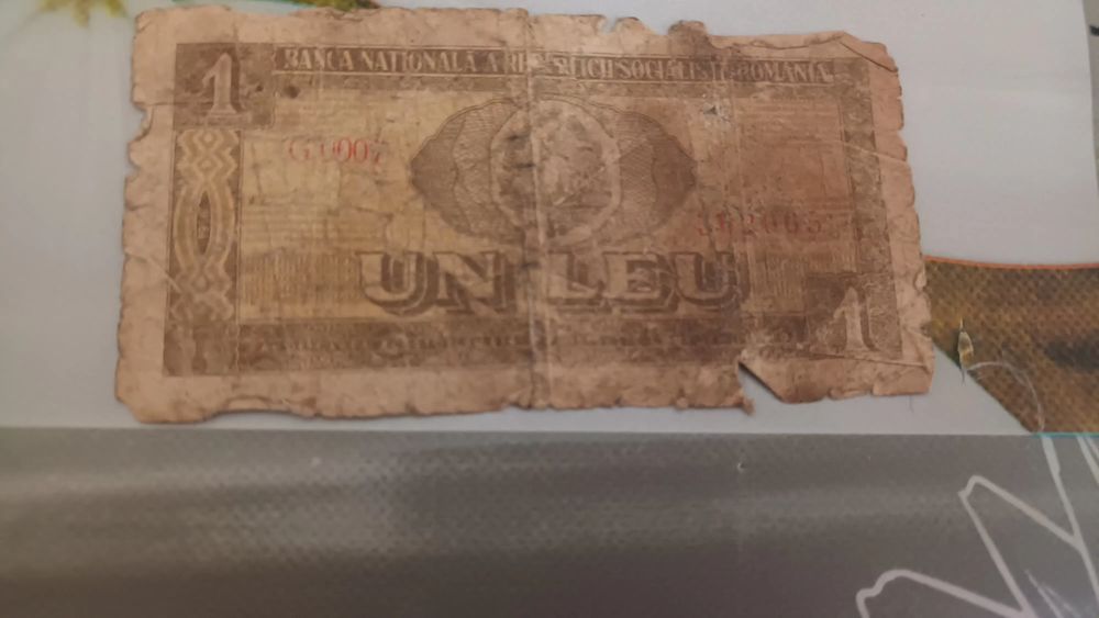 Bacnota 1 leu veche