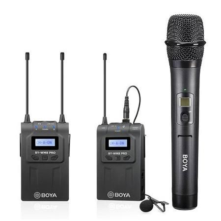 Boya BY-WM8 Pro-K4 (TX+RX) Lavaliera UHF cu Microfon Boya BY-WHM8 Pro