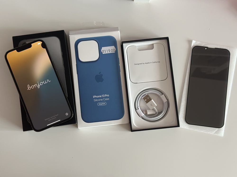 Iphone 13 pro 128 gb- с подарък оригинален калъф