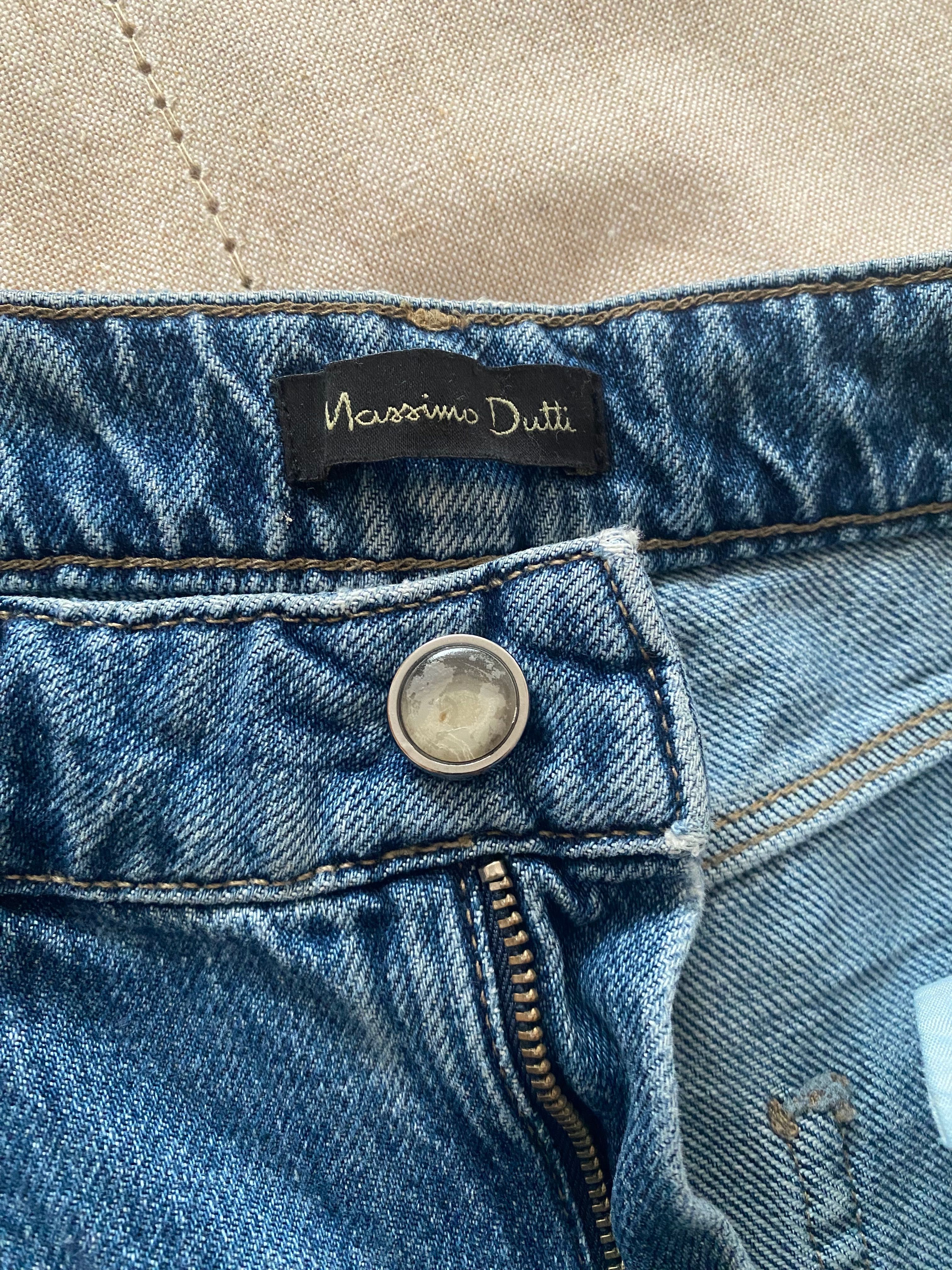 Дънки Massimo Dutti, 38 размер, широк модел