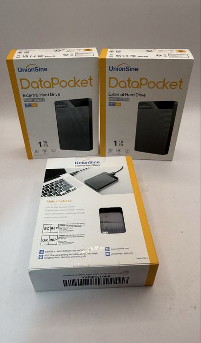 Hard Disk Extern UnionSine 1Tb Slim Hd2510 Sigilat