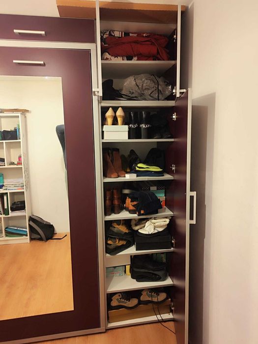 Pat rabatabil cu oglinzi - Aproape NOU!