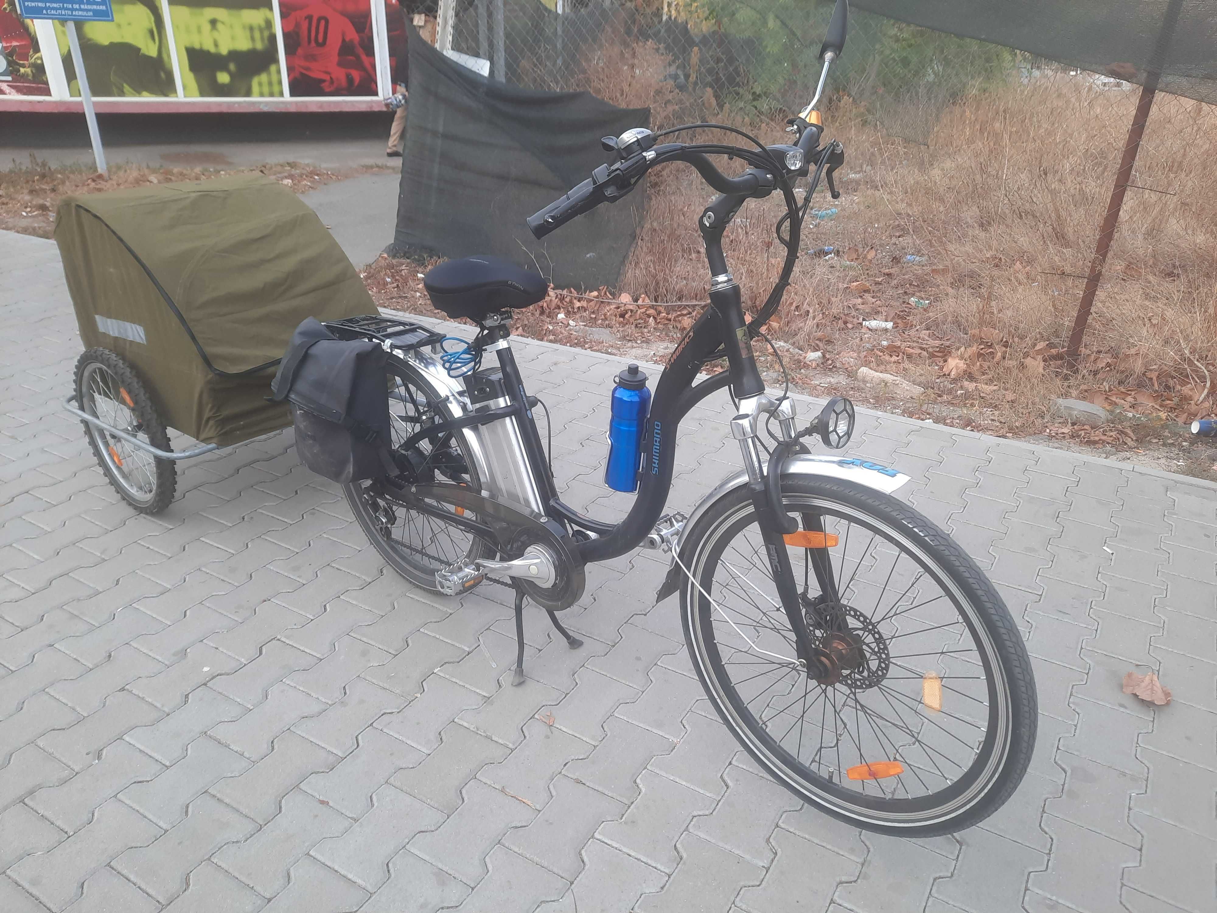 Bicicleta electrica cu atas