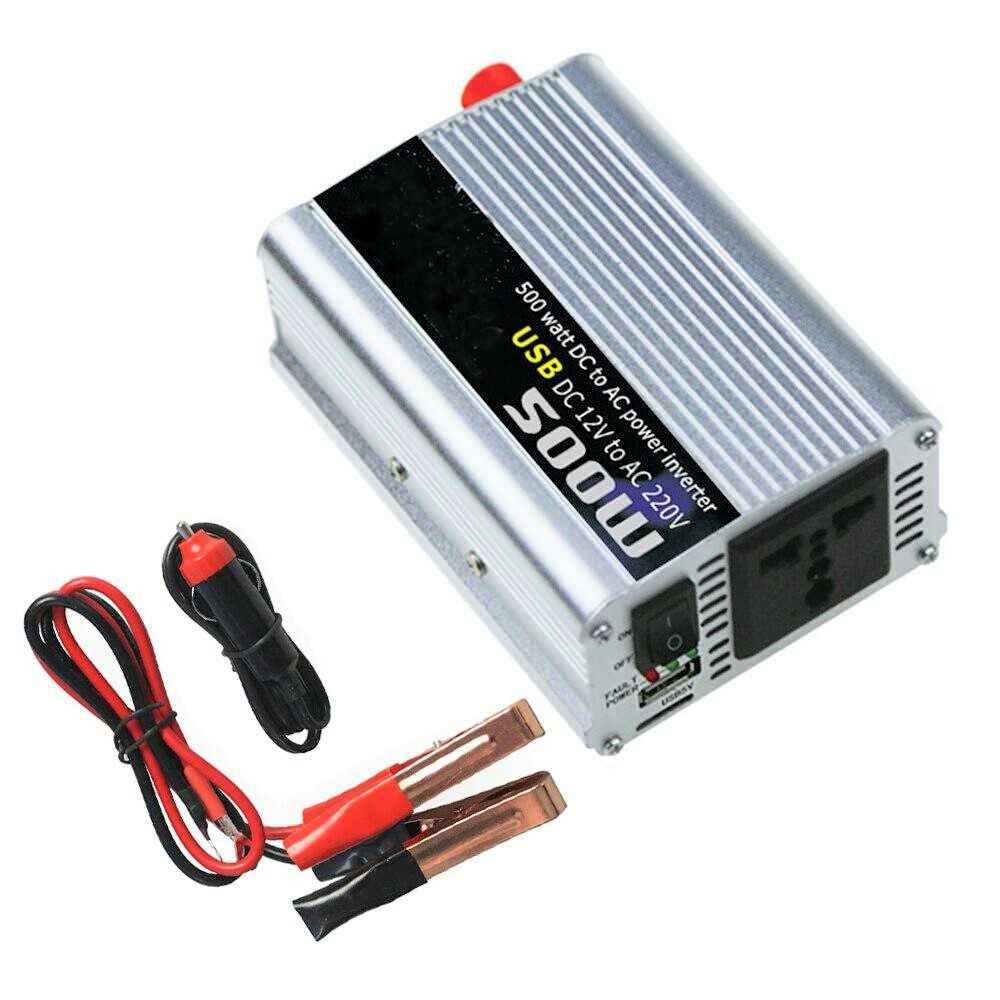 Invertor convertor auto 12v la 220V 500W, USB priza universala