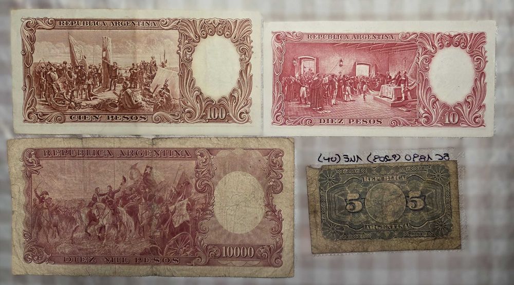 Vând bancnotă argentiniene – pentru colecţionari.