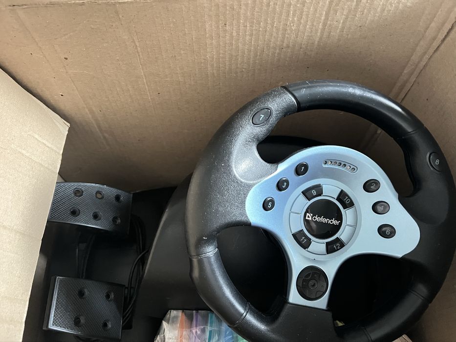 Руль игровой defender