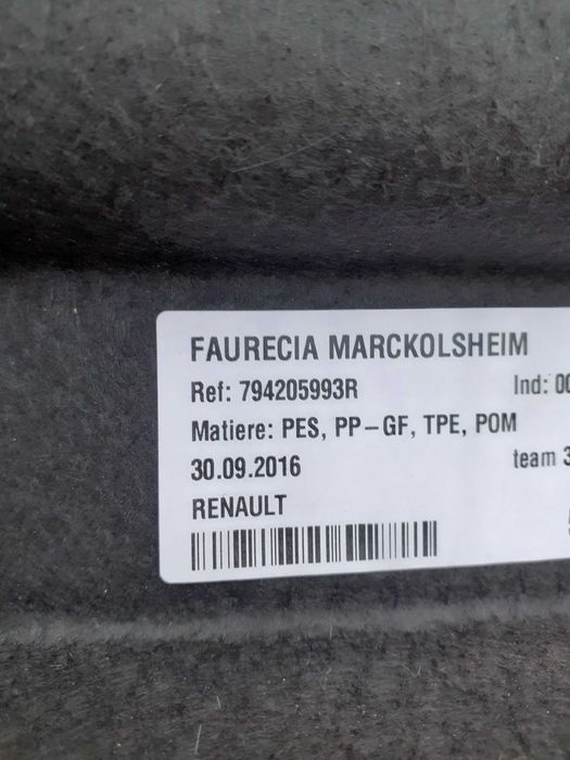 Polita portbagaj RENAULT Scenic 4, an 2016 - 2022
