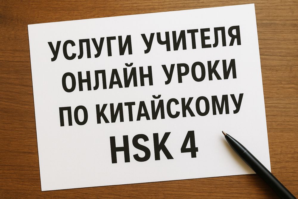 Уроки по китайскому / Хитой тилидан онлайн дарс HSK 4