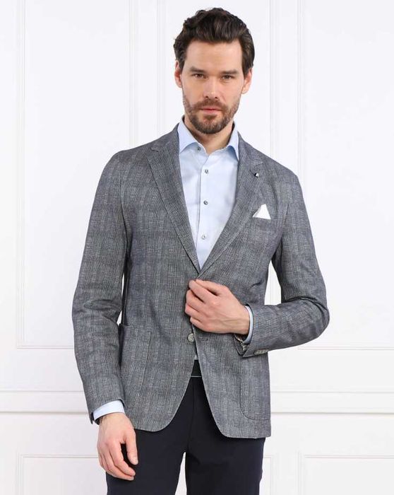 Sacou blazer 48 M slim de lux DIGEL in destructurat respirabil