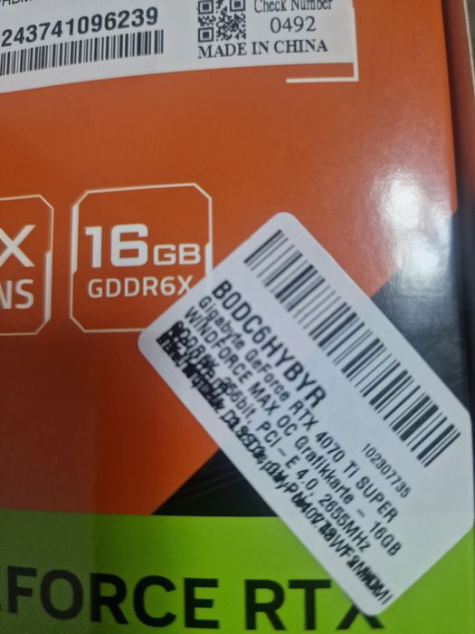 Placa video GeForce RTX 4070 TI Super Windforce Max OC 16 Gb