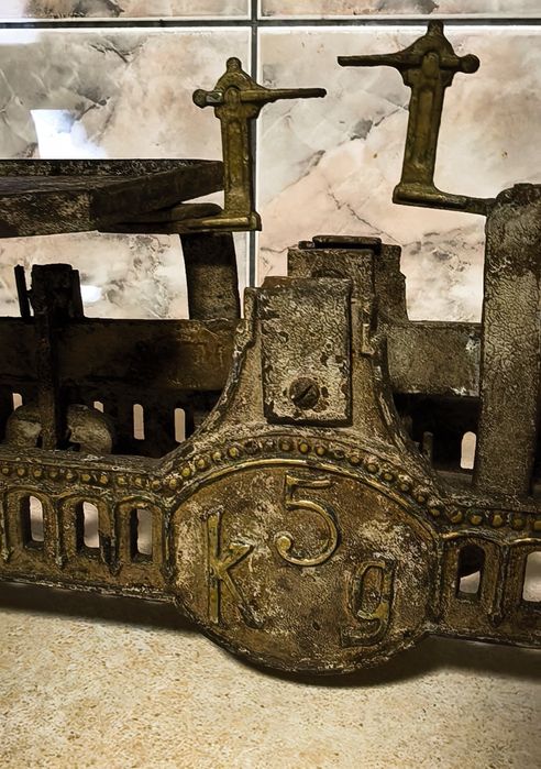 Cântar metalic de epocă 5 kg