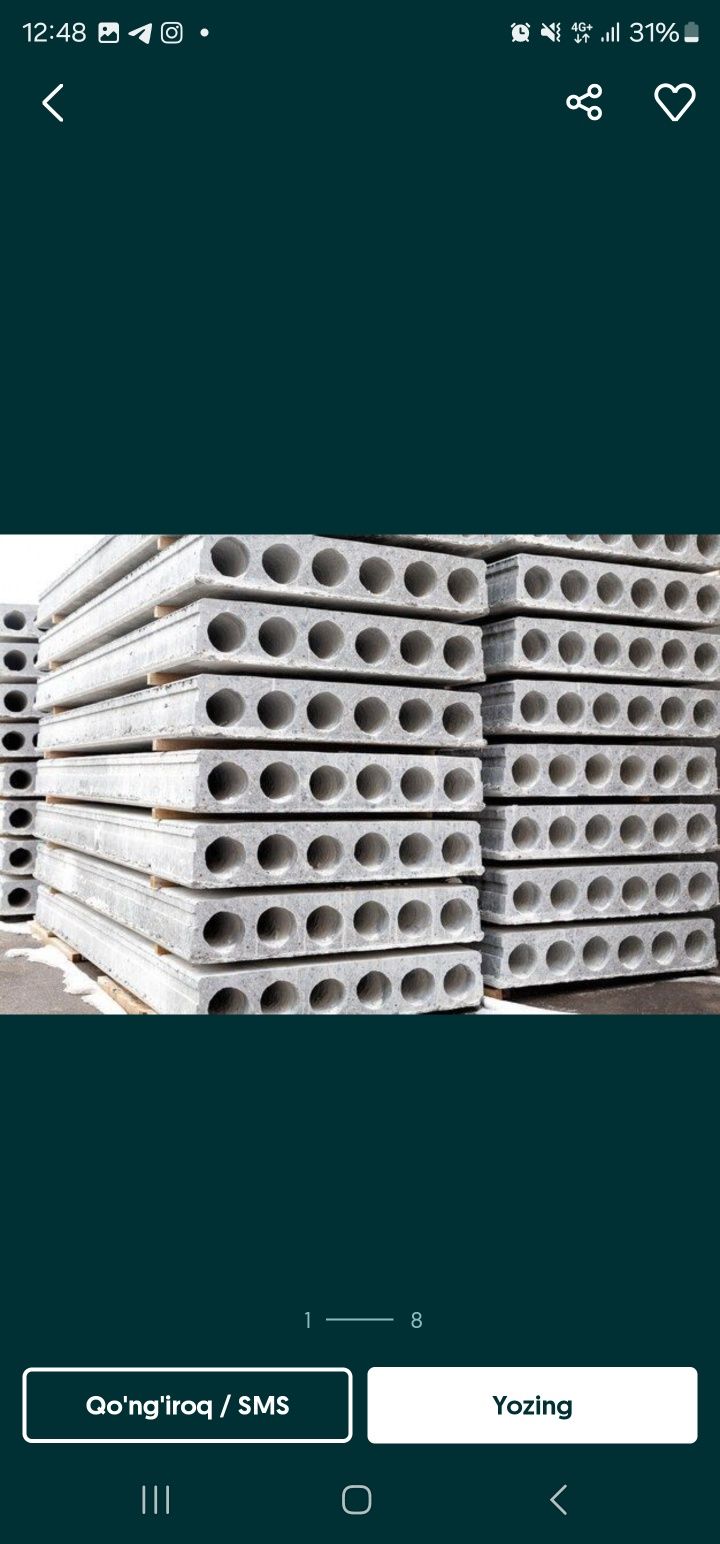 BETON PLITA 175 ming dastafkasi bepul PLITA