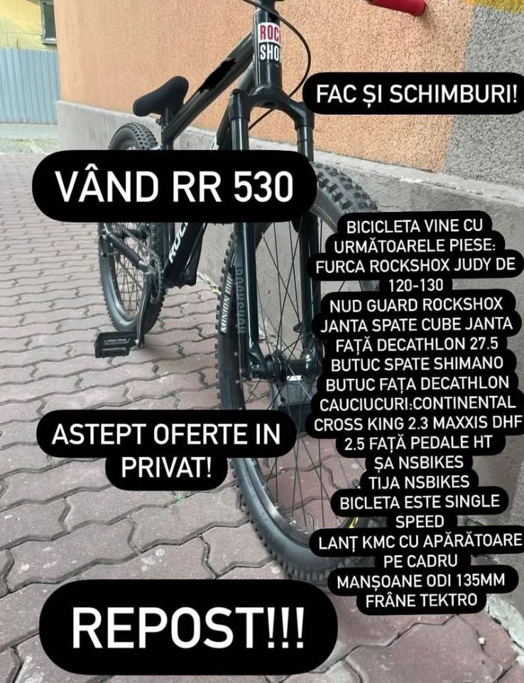 Vând Bicicletă RR 530