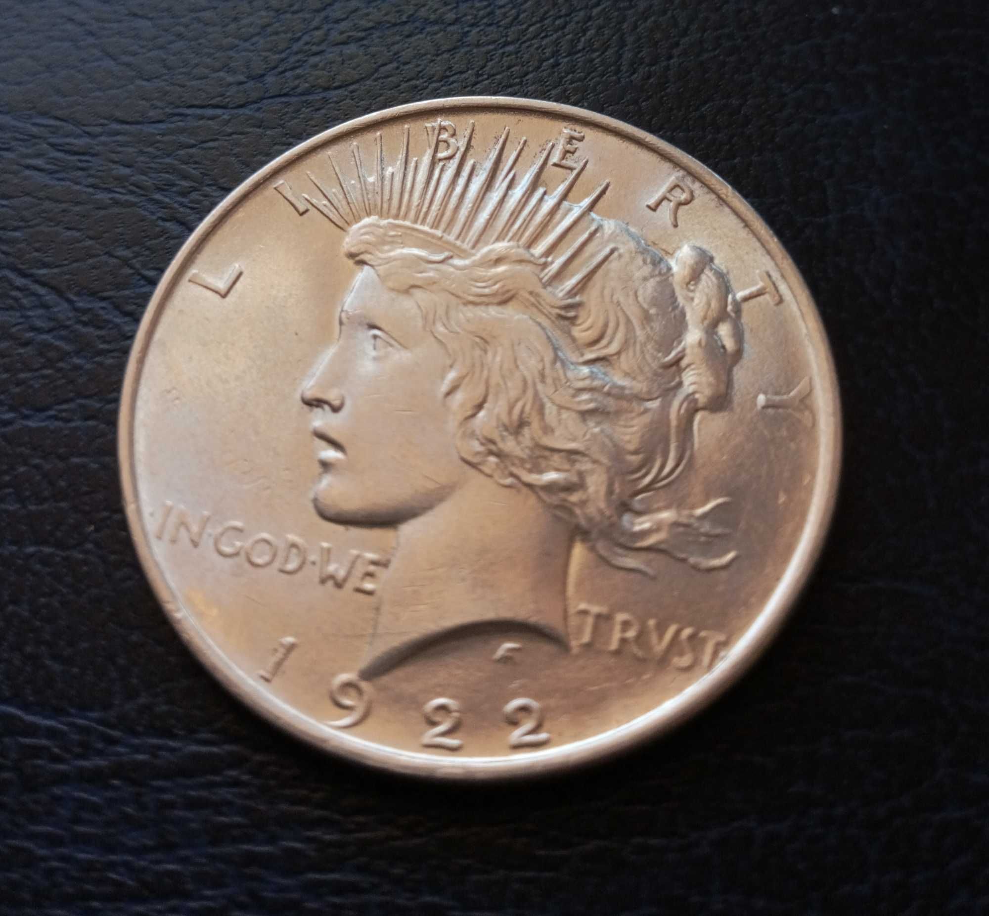1 Dollar-USA-1922-1926 г.Сребро!Гланц!