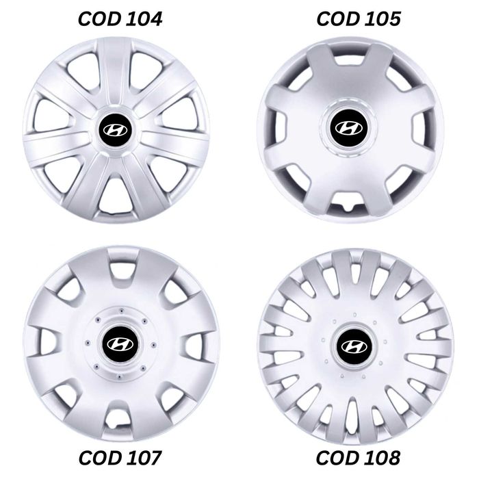 Capace roti Hyundai R13 diverse modele, pentru jante de tabla