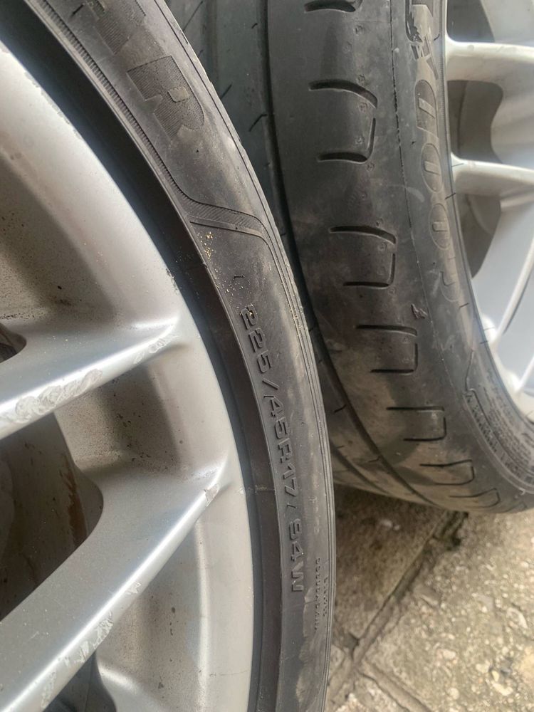 5 бр BBS джанти с 5 бр гуми Гудиар