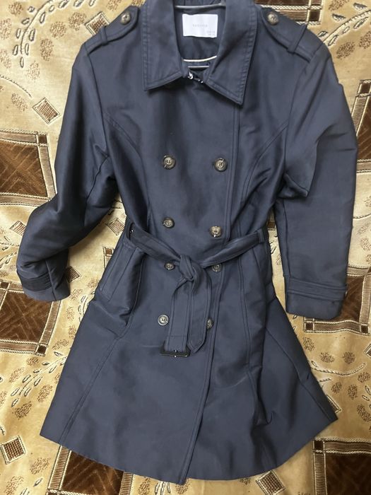 Тренч Reserved синий EU 38