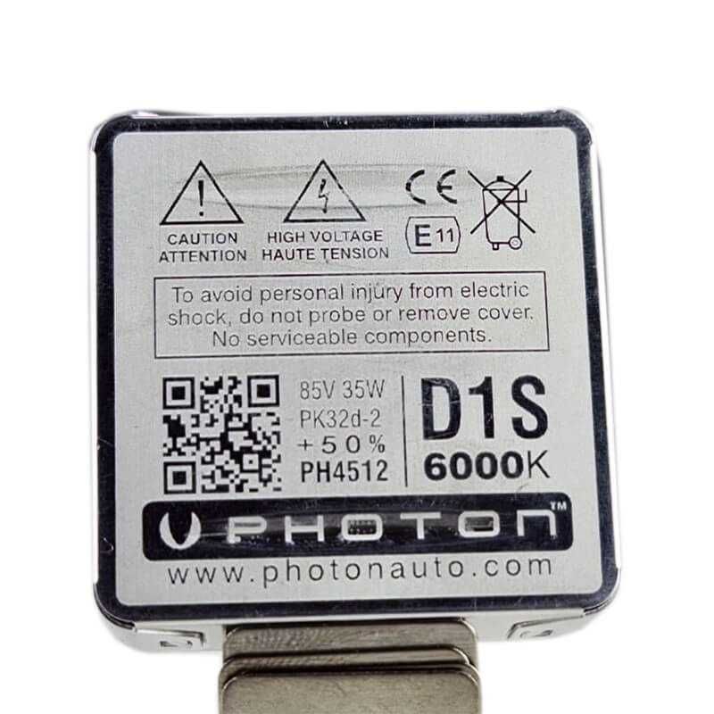 Ксенонова крушка PHOTON D1S 35W 6000K +50% ПОВЕЧЕ СВЕТЛИНА