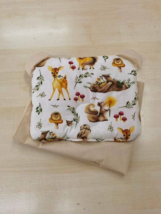 Възглавничка и долен чаршав за количка