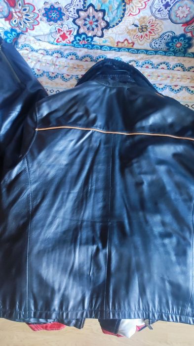 Geaca piele ideala moto marime L Roundtree and Yorke stare foarte buna