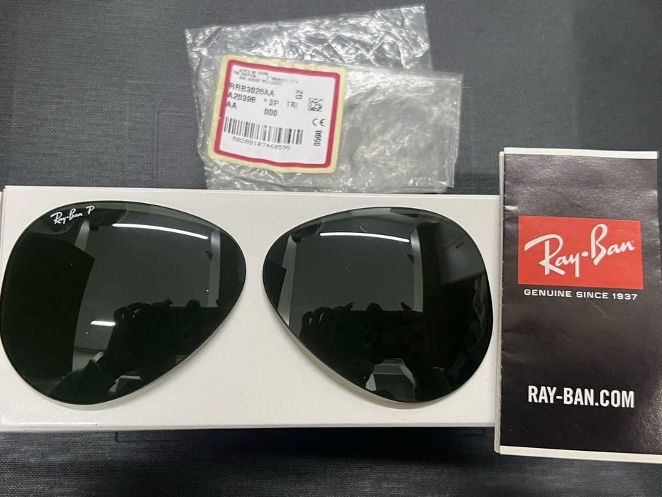 Линзы солнцезащитные РЕЙБАН, оригинал
