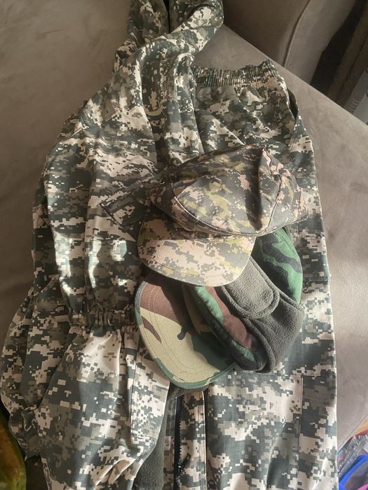 Комуфляжная одеджа комплект новая р60-62